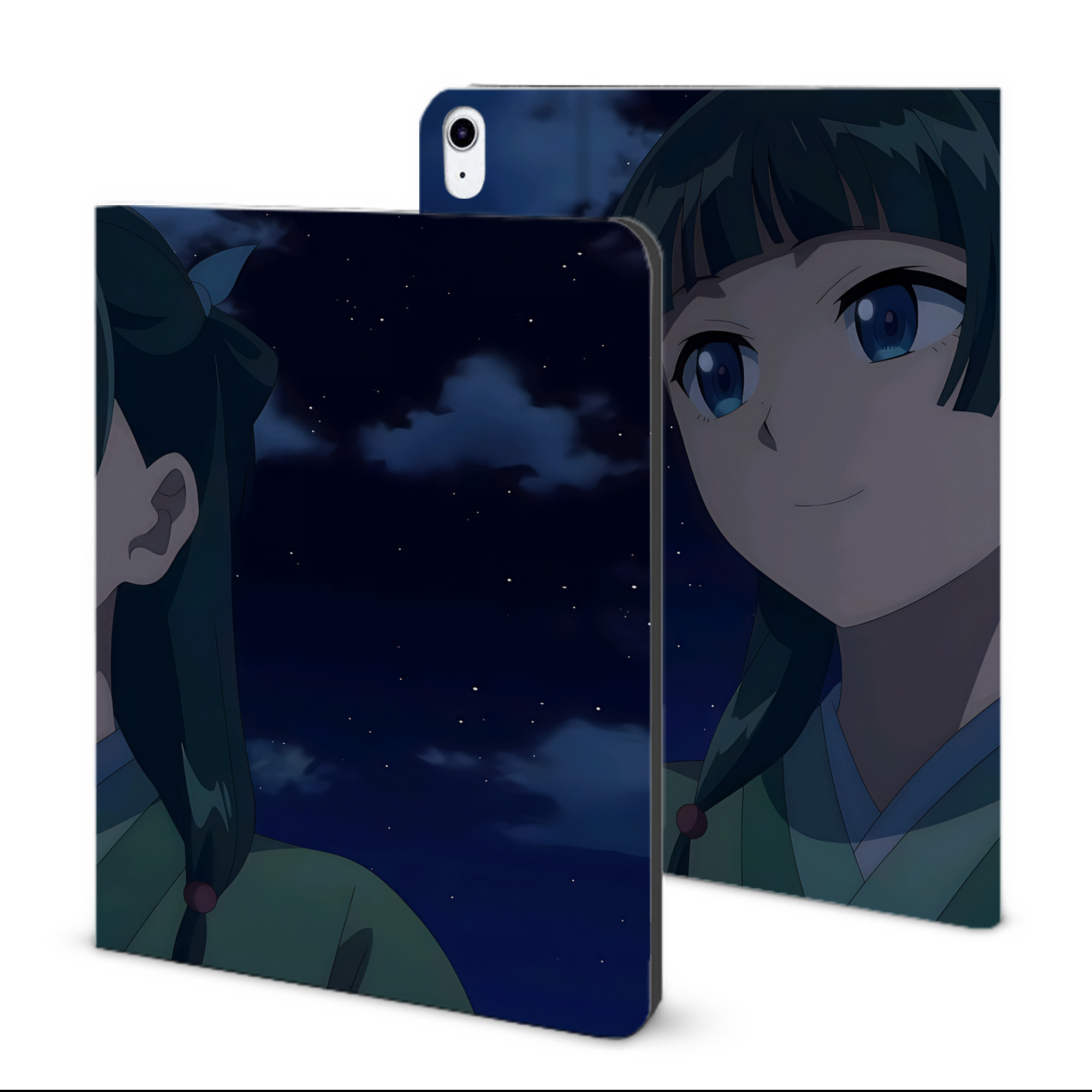 （画像用） 薬屋のひとりごと The Apothecary Diaries IPad ケース ブック型 PUレザー TPU 耐衝撃 軽量 薄型 ペン収納なし 全面保護 IPad 各モデル対応